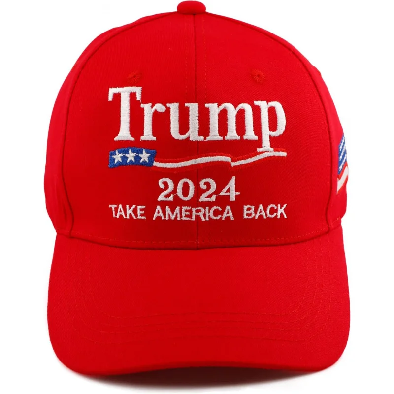 

Men's and Women's Casual Fashion Trump 45-47 MAGA2024 Makes America Great Again Hat Embroidery Adjustable Baseball Hat