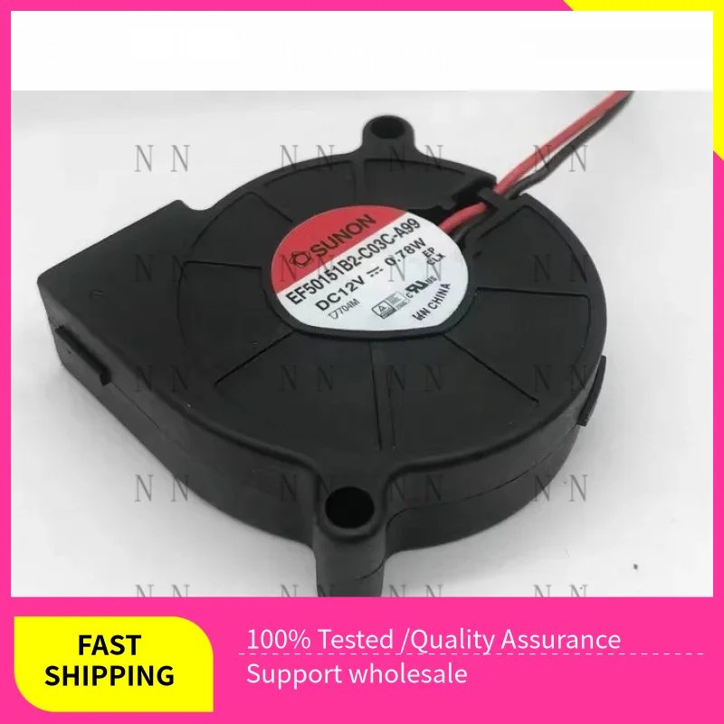 

GGT новый для SUNON EF50151B2-C03C-A99 12 В 0,78 Вт 5015 5 см вентилятор охлаждения турбины