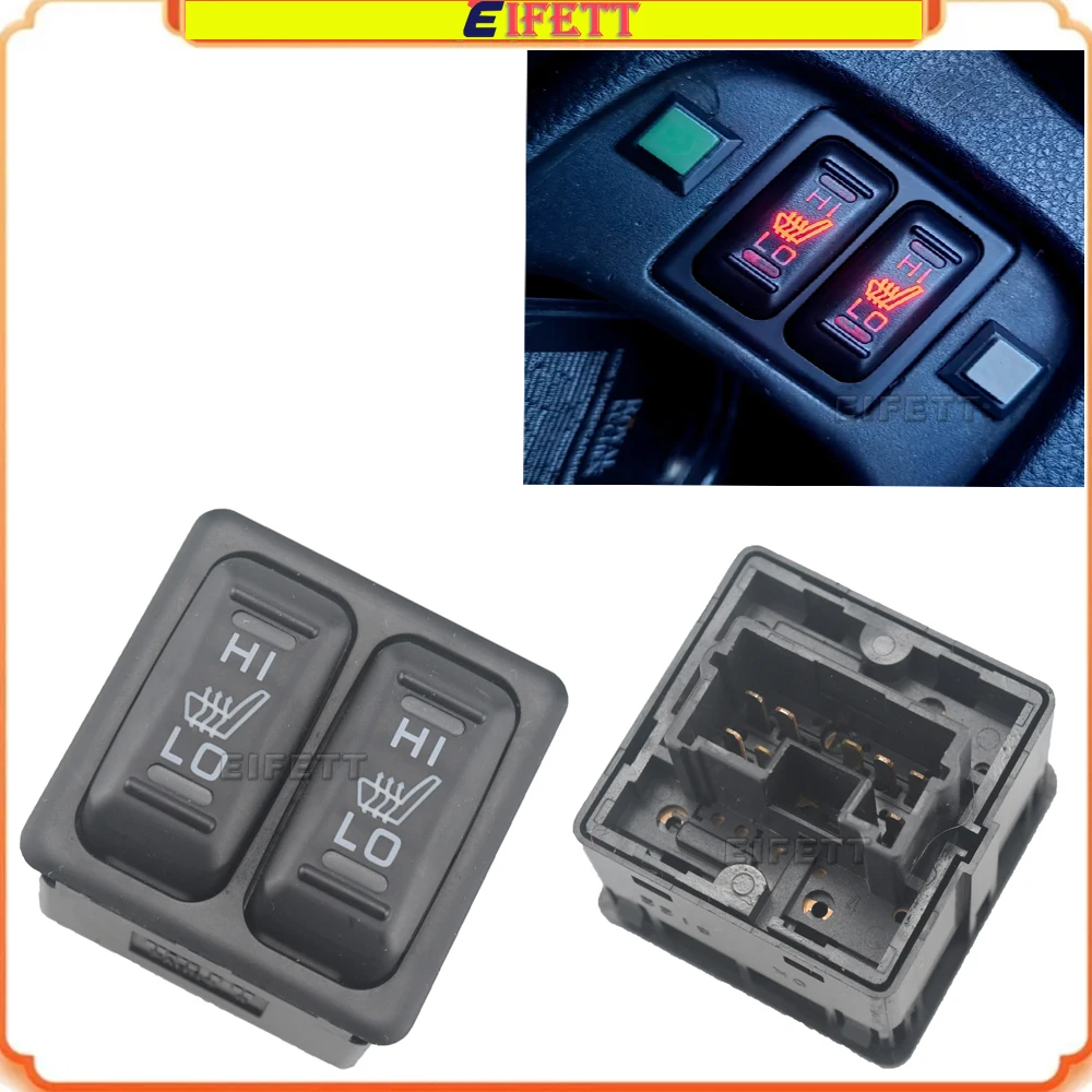 

For Mitsubishi Outlander 2013 2014 2015 Car Seat Heating Button Control Switch Red Backlight