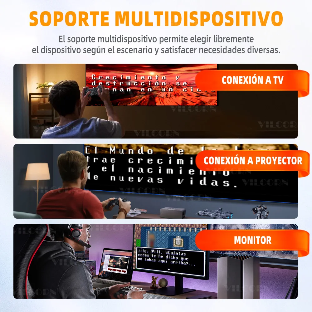 ممر ريترو لعبة فيديو وحدة التحكم 4K HD لعبة عصا لماامي سيجا أركيد وحدة التحكم القتال عصا مع الألعاب الإسبانية 1 لاعب