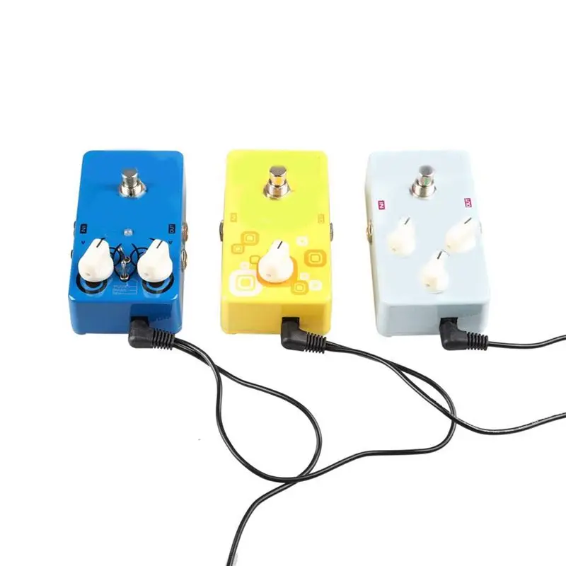 ABMF-Daisy Chain Cable Ways Guitar Effect Pedal Accessory 9V DC Adapter Plug Power Cord