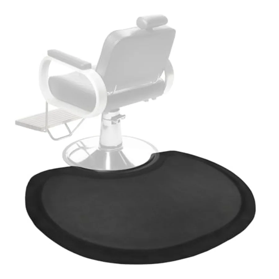 

Anti Fatigue Semi Circle Salon Mat for Hair Stylist Anti-Slip Antique Series Salon and Barber Shop Chair Floor Mat 2.5' x 3.5'