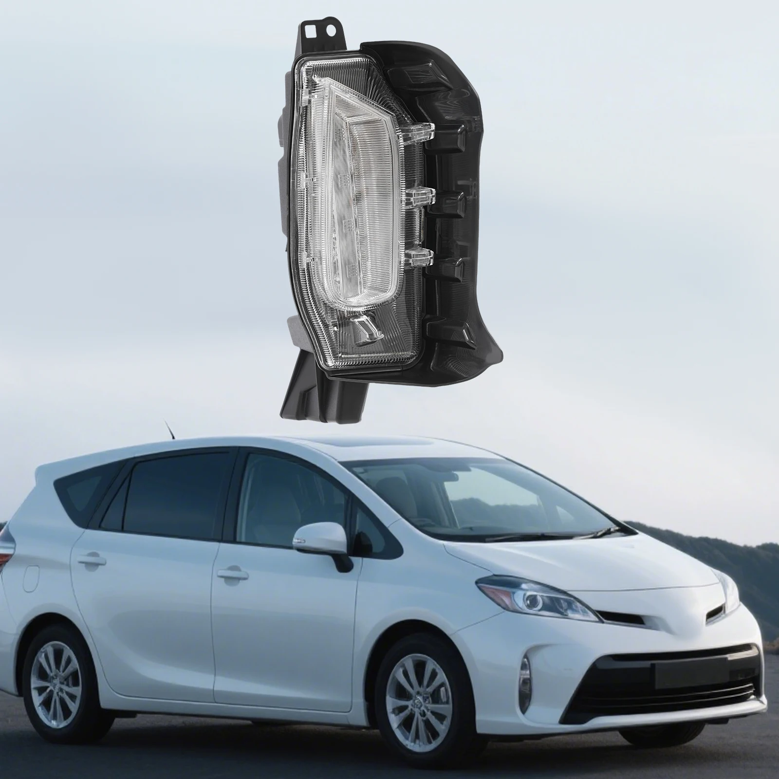 

Fog Light/LED Day Time Running Light for 2015-2018 Toyota Prius-V Right