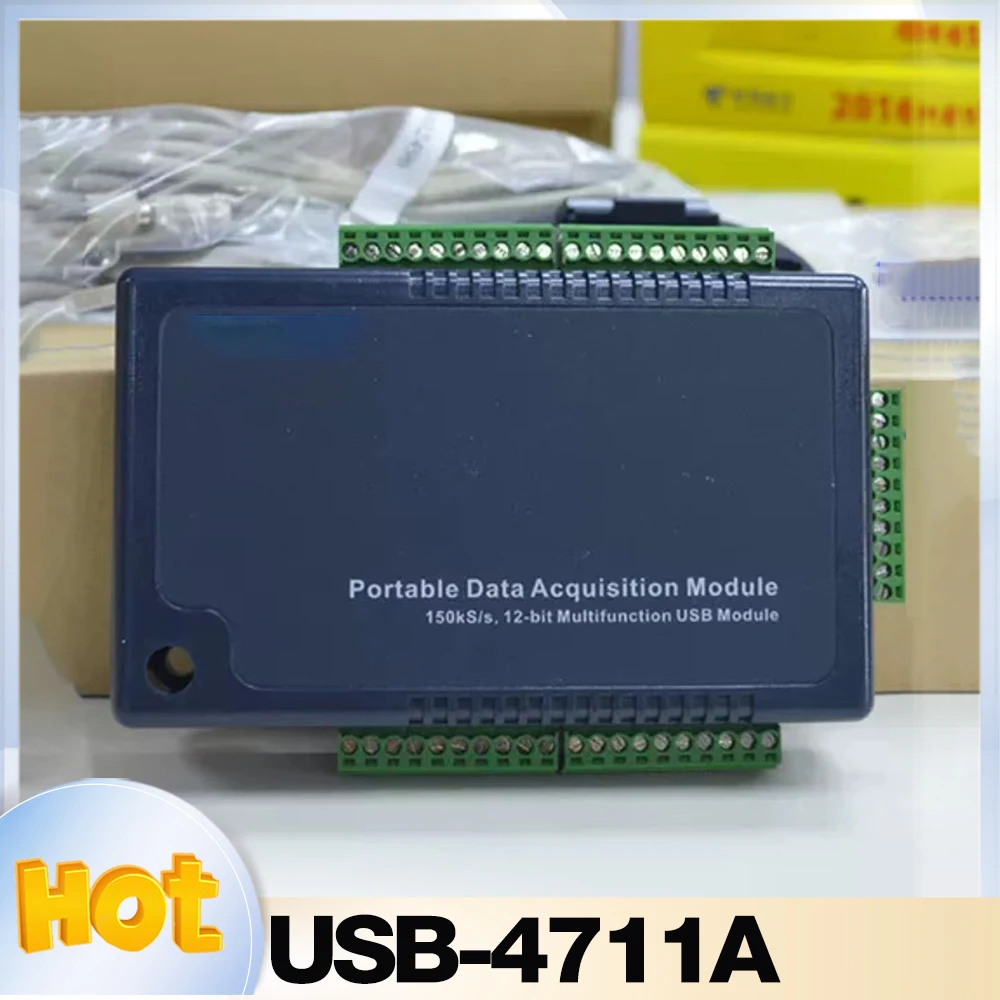 

Для Advantech USB-4711A-BE 12-разрядный Многофункциональный USB-модуль 16 аналоговых входных каналов