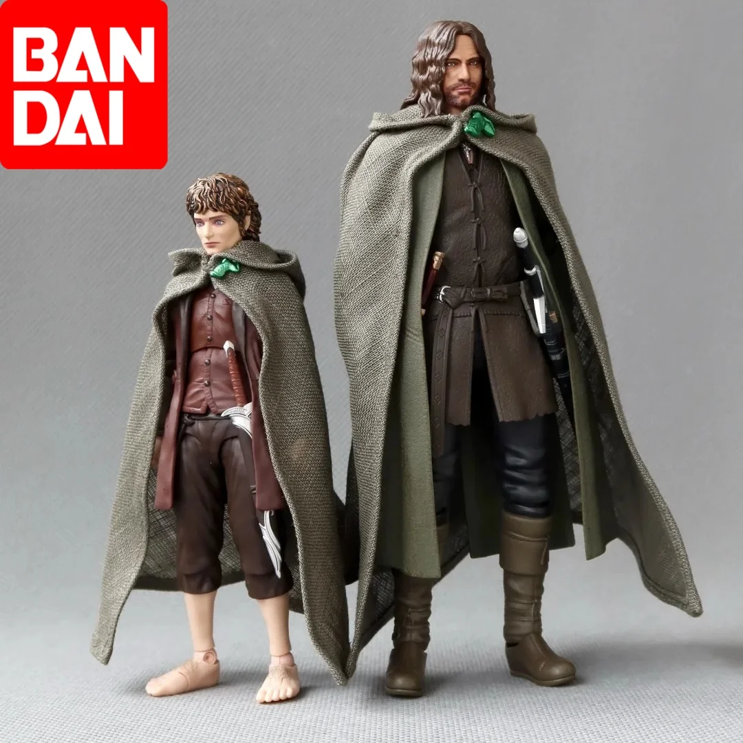 

Bandai In Shock Original Box Shf The Lord Of The Rings Aragorn Frodo Baggins Gollum Figure Finished Model Kit Anime Full Action