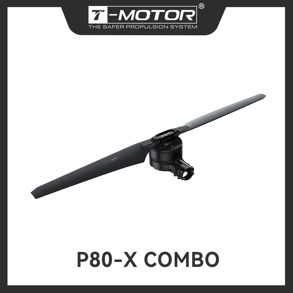 T-MOTOR P80-X Arm Set Combo Integrated Propulsion System(P80 Motor+Alpha60A ESC) X-Agricultural E80-X for UAV VTOL RC Drone