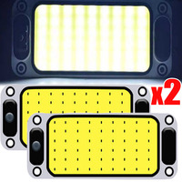 54 LED Car Reading Lights COB High Brightness Truck  Van Cabin Dome Roof Interior Reading Lamp Panel Light 12-24V