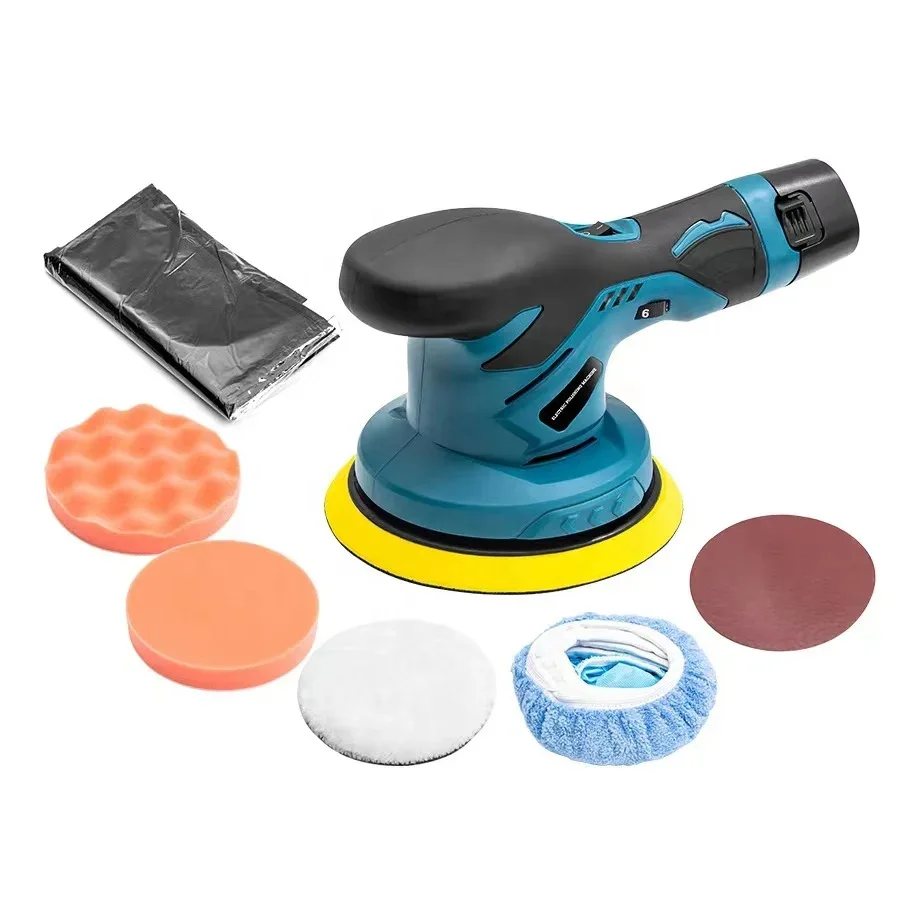 Small Special Industrial Wireless Lithium Battery Electric Waxing Glazing Machine Popular Car Polisher for Cross-Border Use - view 2