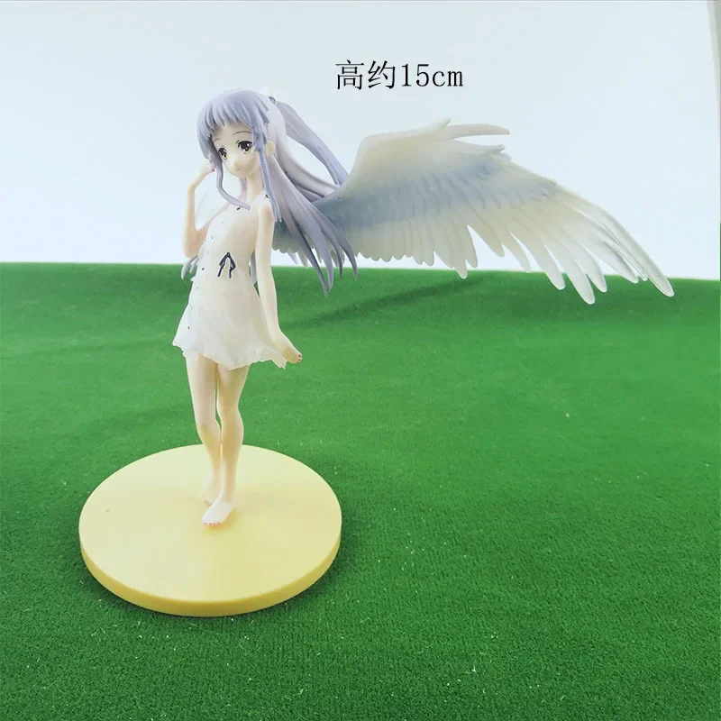 NEW 15cm Angel Beats Tachibana Kanade Action Figure doll Model Toys Cake Decoration Collection gIFT