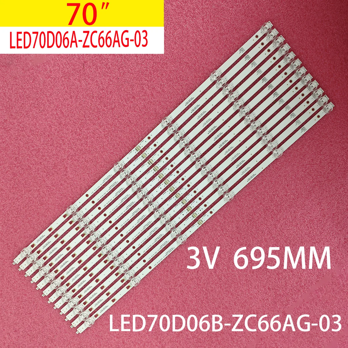 

Светодиодная лента подсветки для RCA RTRU7028-CA RTRU7028-US ELEMENT E4SW7019RKU LED70D06A LED70D06B-ZC66AG-03