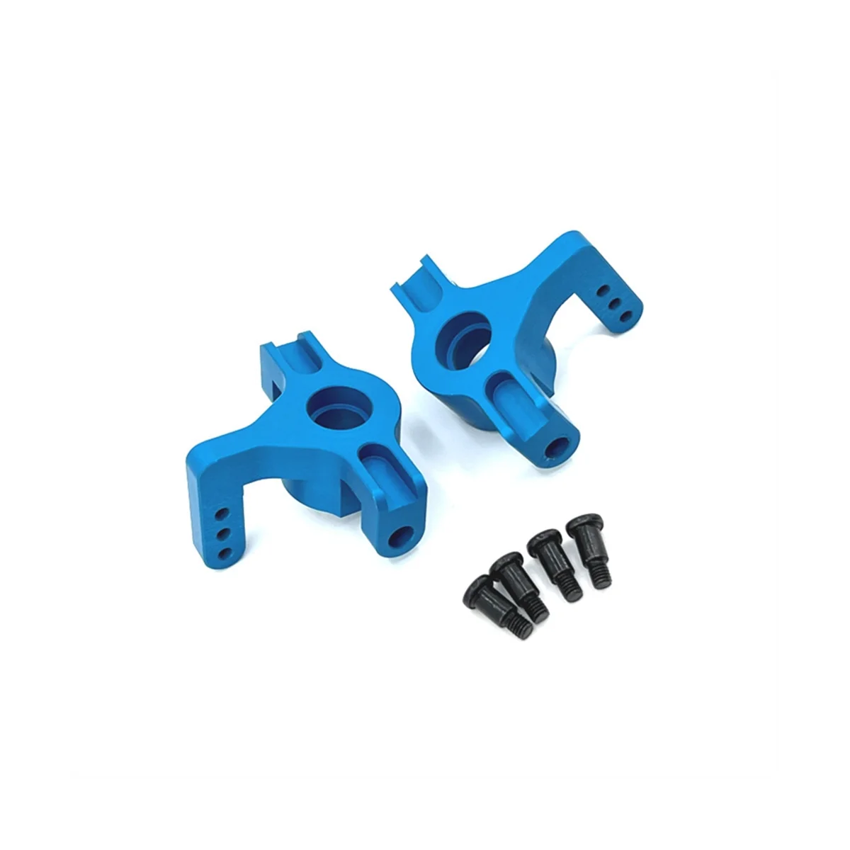 

Metal Front Steering Block Steering Cup for 104009 104016 104018 12401 12402-A 12404 12409 Upgrade Parts,Blue