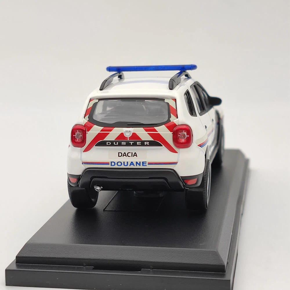 Коллекция 1/43 года, литой модели автомобилей Norev для Dacia Duster, таможня, полиция 2019, рождественский подарок, Ограниченная Коллекция, белый