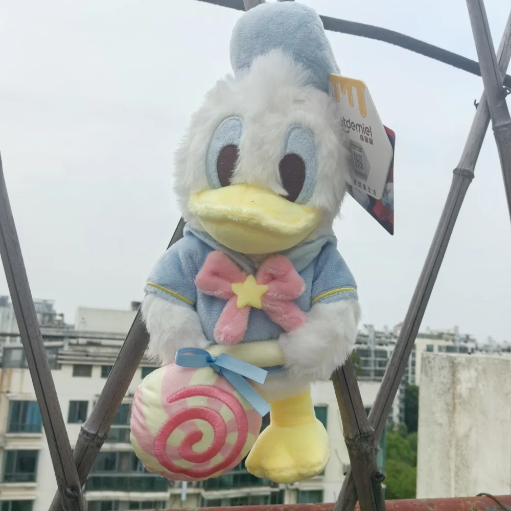 

Disney, 20 см, Дональд Дак, искусственная подвеска, мультяшный милый стиль, мягкие удобные аксессуары, подарок для девочек, детские игрушки