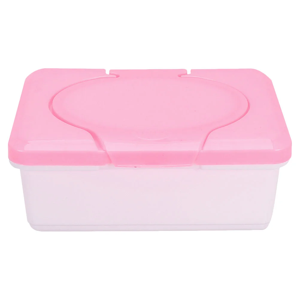 

Wipe Box Travel Wipes Case Plastic Dispenser Reusable Container Boxes of Tissue Wet