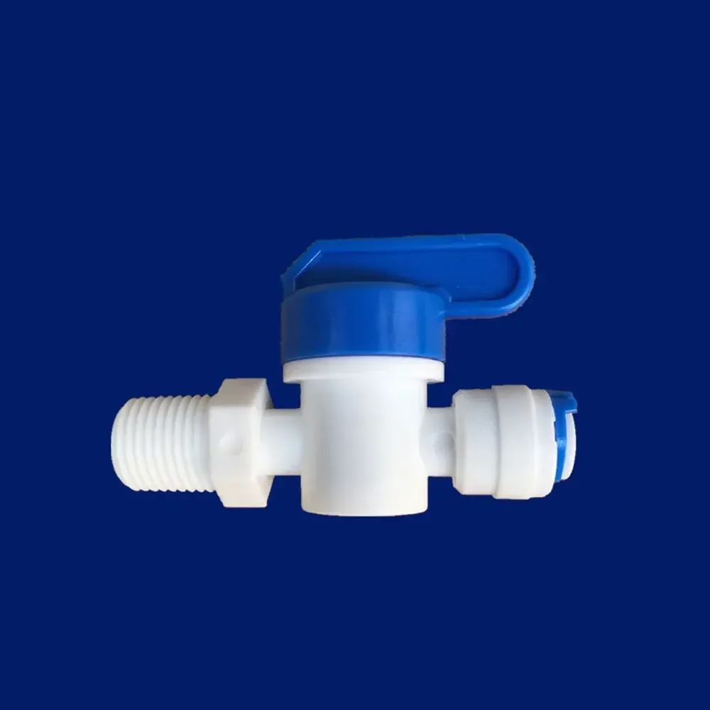 1/4" 3/8" BSP To 6.35mm 9.52mm Tube Water Purifier Accessories Aquarium Quick Fitting RO Water Plastic Pipe Coupling Connector