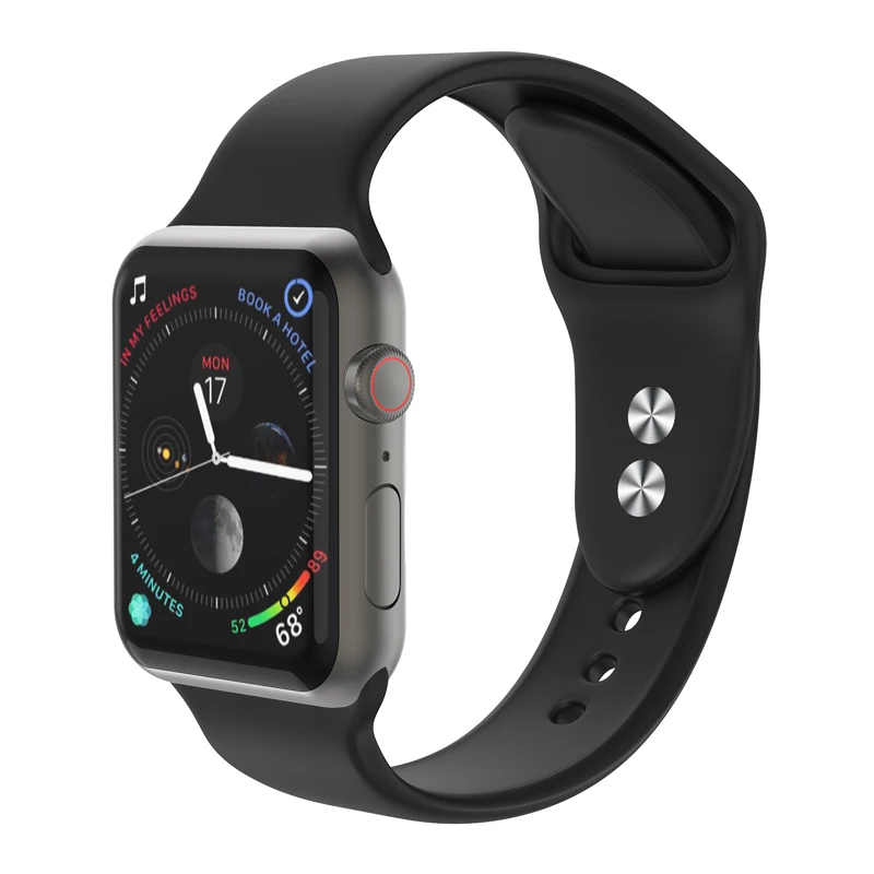 Pulseira de Silicone para Apple Watch, Pulseira Ultra para iWatch Series 3, 4, 5, 6, SE, 7, 8, pulseira iWatch, 38mm, 40mm, 41mm, 42mm, 44 milímetros, 45 milímetros, 49 milímetros