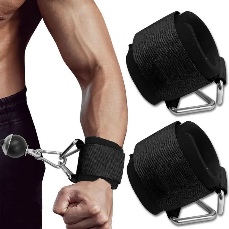 New 1PC Wrist Straps For Weightlifting, Weightlifting Straps With D Ring Deadlift Straps For Cable Machine Workout Gym Straps