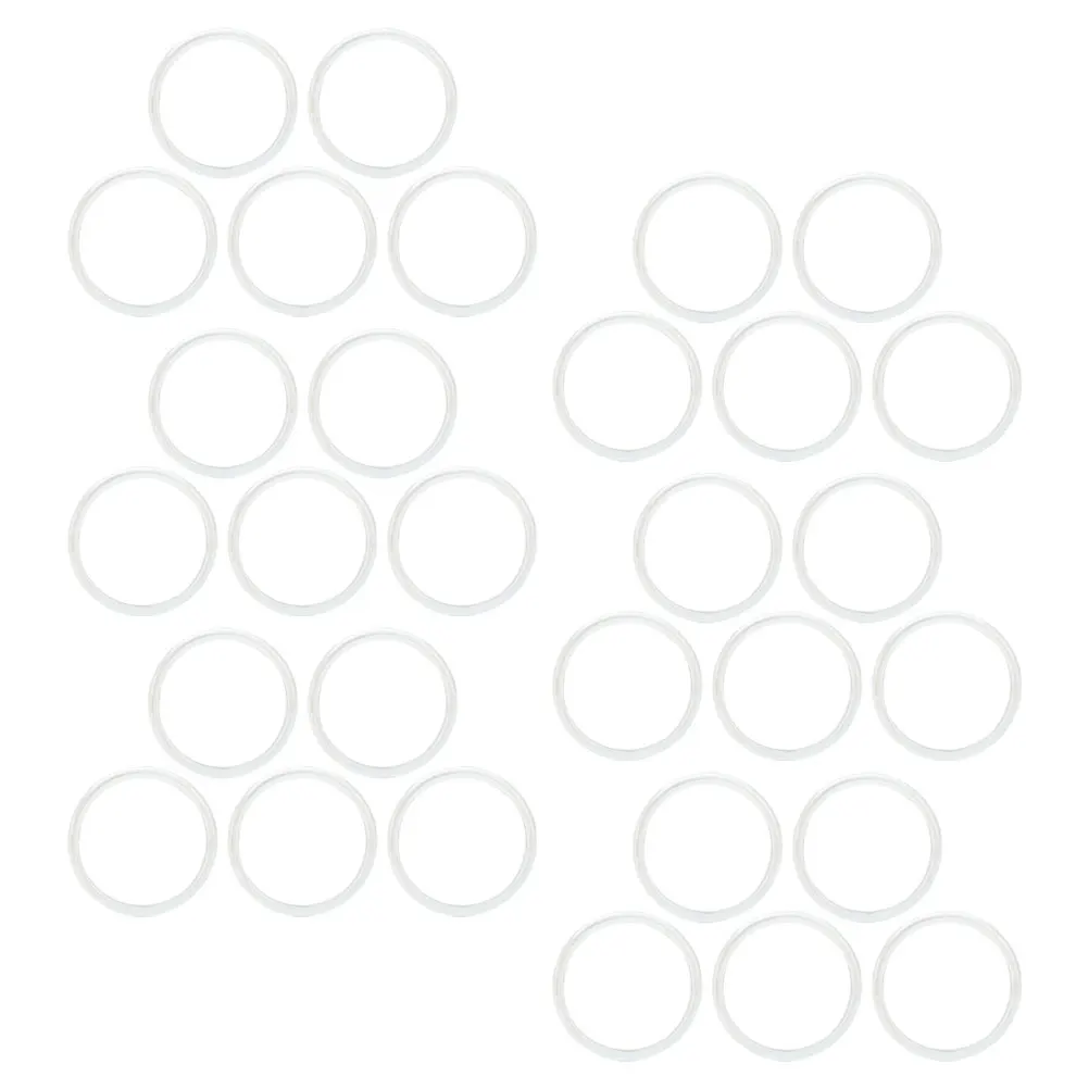 

40pcs Loose Buckle Discs Transparent Binder Expansion Discs Rings Expansion Office Supplies Wide Application