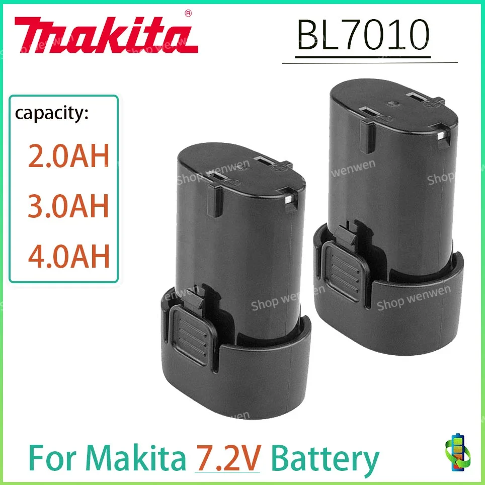 

Makita 7.2V BL7010 3000mAh Li-ion Battery Replacement 194355-4 TD020 TD020D TD020DS DF330D ML704 TD090D Power Tools