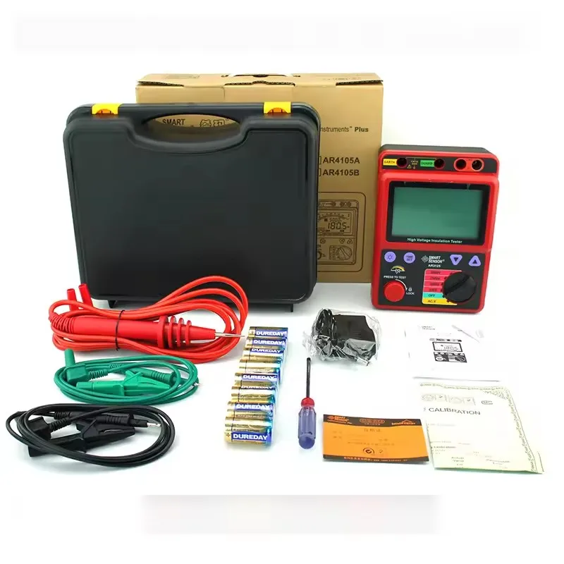 SMART AR3125 500 - 5000V Digital Megohmmeter Voltage Tester Ohm Meter Insulation Resistance Tester