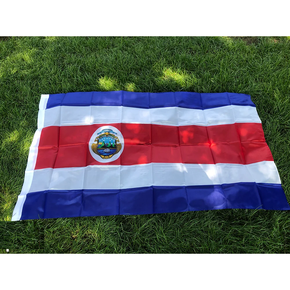 Costa Rica Flag 3x5fts  90x150cm polyester Costa Rica National hanging Flag for home decoration