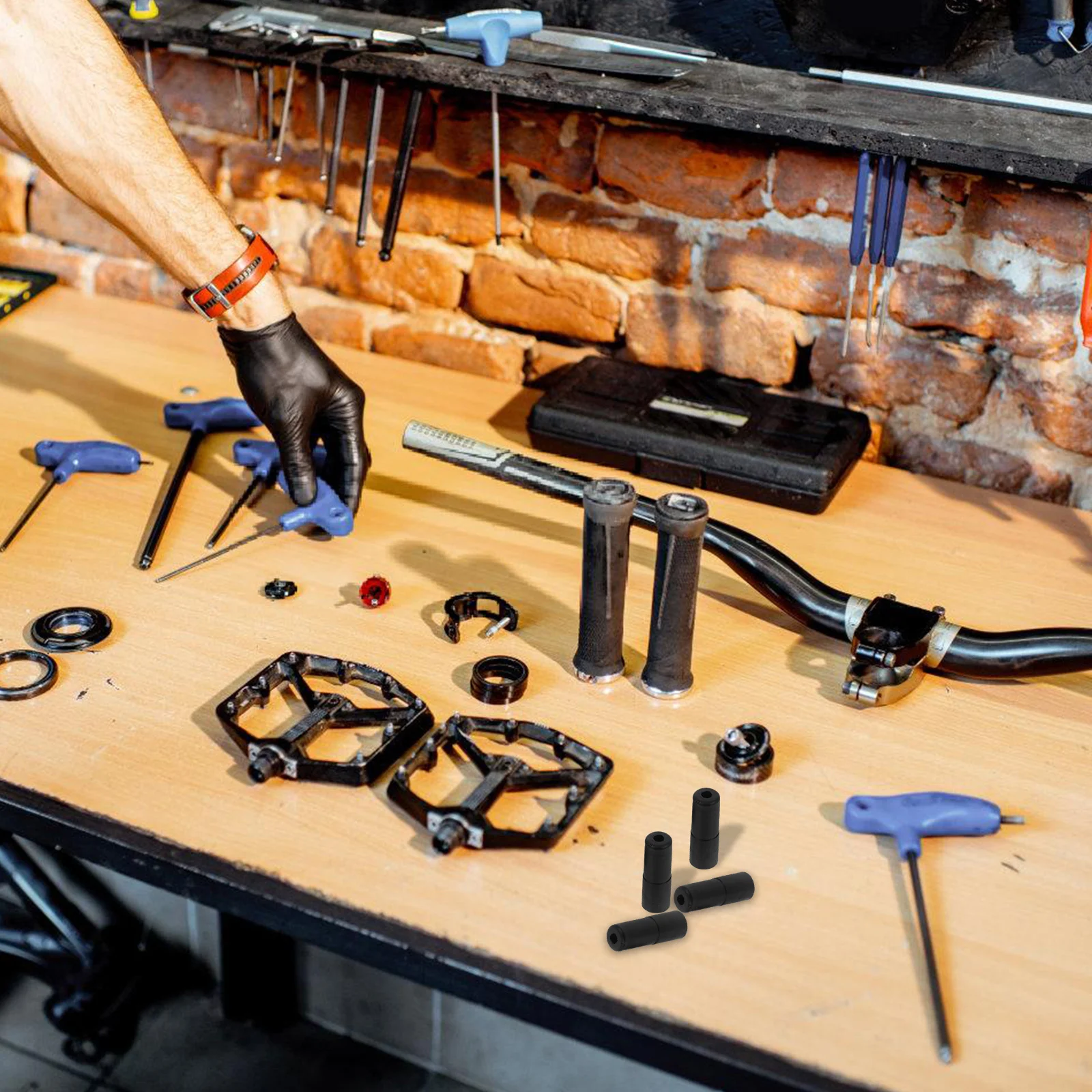 

1 set Brake End Caps Plastic Bike Cable Tip For Mountain Road Bicycle Durable Brake Wire Accessory Rustproof Cable Protector