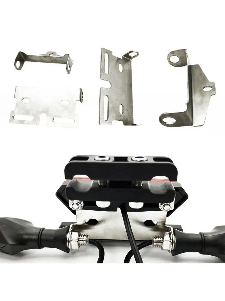 AliExpress MUQZI Electric Bicycle Headlight Rear Light Brackets Stainless Steel Mounting Brackets Fixing For EBKE Motorcycle Turn Signal