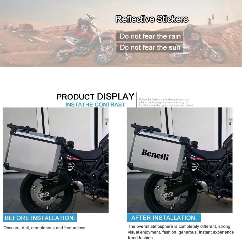 For Benelli 180s Accesorios TRK 251 502 702 X 502X 702X 502C 752S BN TNT 125 135 Leoncino 250 500 800 Motorcycle Stickers Decal