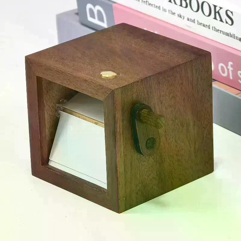 Luminous Hand Crank Photo Flip Book Frame 8/16 Photos Hand Motion Page-turning Photo Machine Decorative Easy To Install