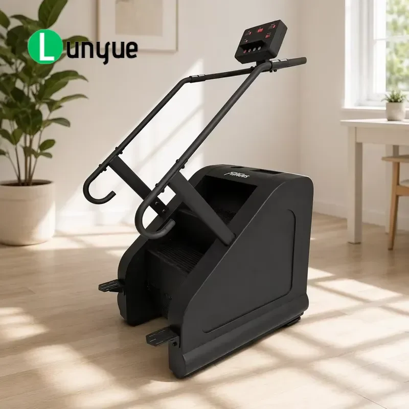 Commercial Electric Stair Climber High Durable Steel Frame Multifunctional Gym Aerobic Training Fitness Equipment
