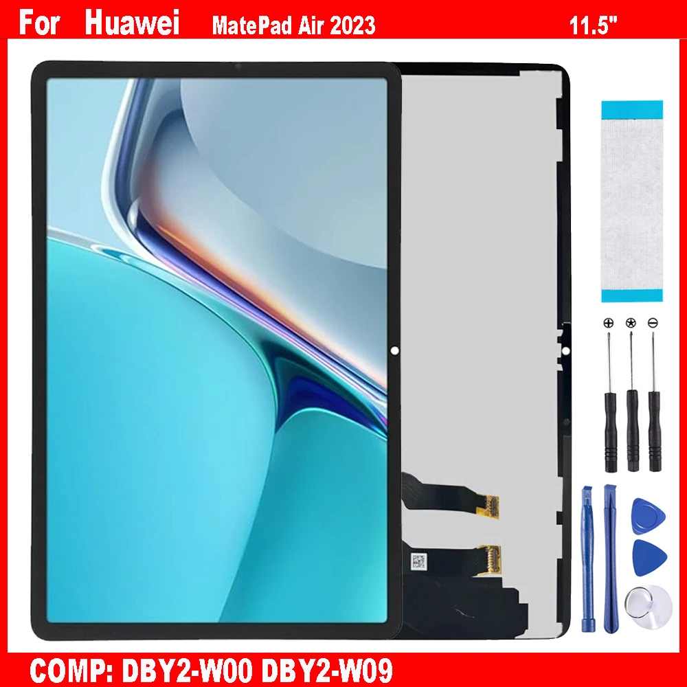 

AAA For Huawei MatePad Air 2023 DBY2-W00 DBY2-W09 11.5" LCD Display Touch Screen Digitizer Glass Assembly Repair Parts