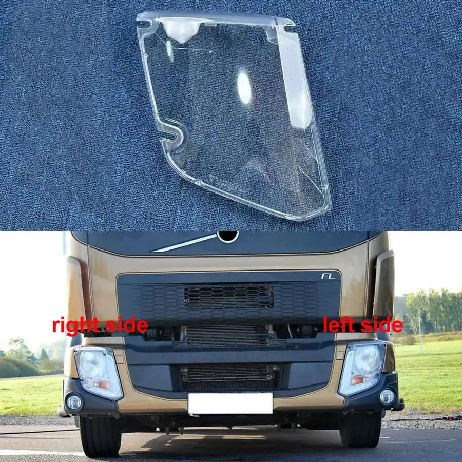 

For Volvo FL FE Truck Headlight Cover Transparent Headlamp Shell Lamp Shade Lens Replace Original Lampshade Plexiglass