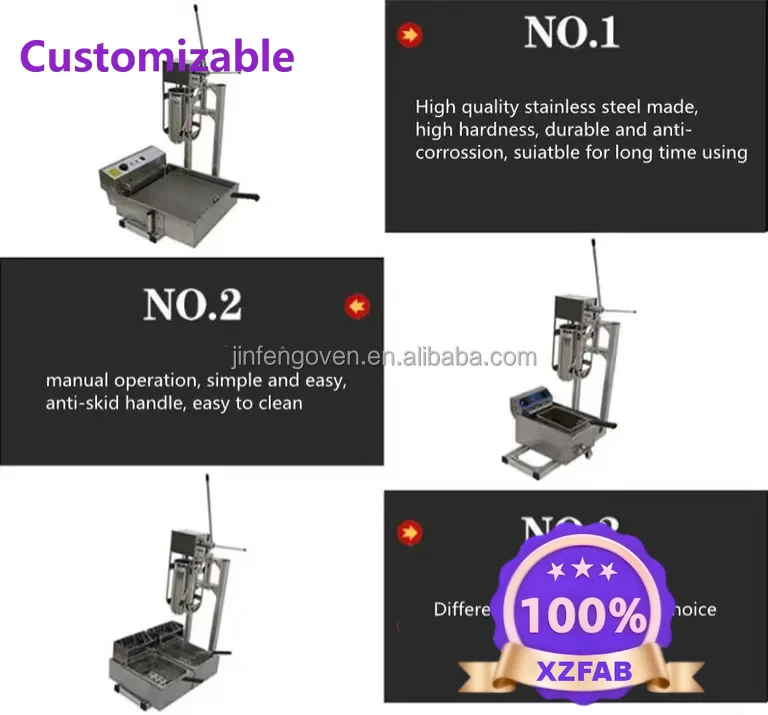 Factory Direct 2026 Catering equipment 5L commercial churros making machine churros for sale