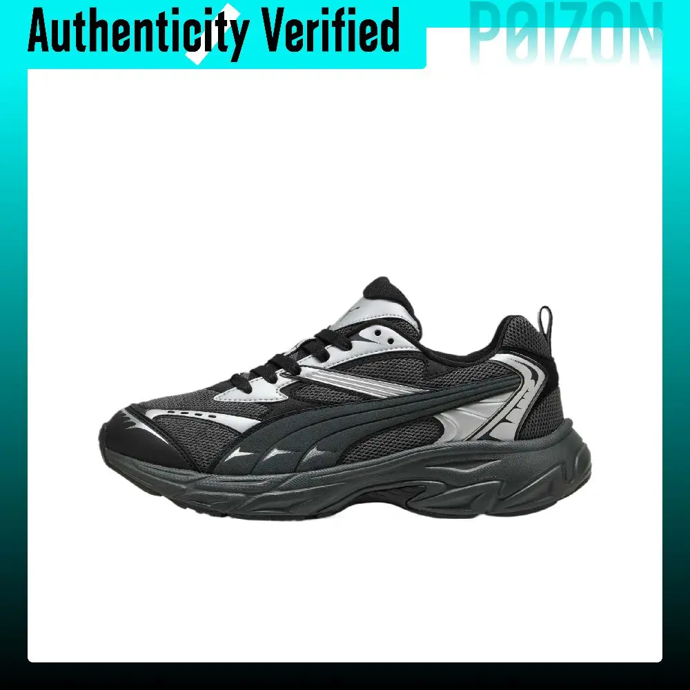 PUMA Morphic Abrasion Resistant Mid top Casual Shoes Unisex Black 395920-07