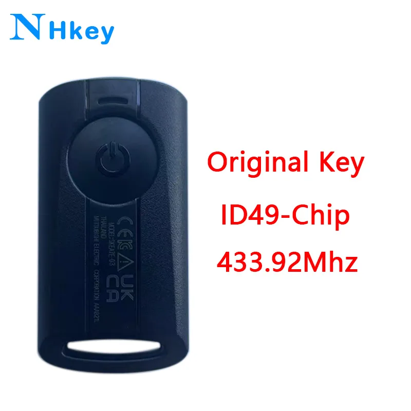 

ID49 Chip 433.92MHz B74/B2T New Original Motorcycle Remote Control Key Fit For YAMAHA XMAX XMAX300 NVX NVX155 AEROX JAUNS QBIX