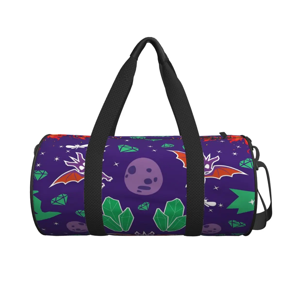 

Flame Spyro Pattern Large Duffle Gym Bag Multi-Functional Duffle Travel Bags Handbags Fitness bag