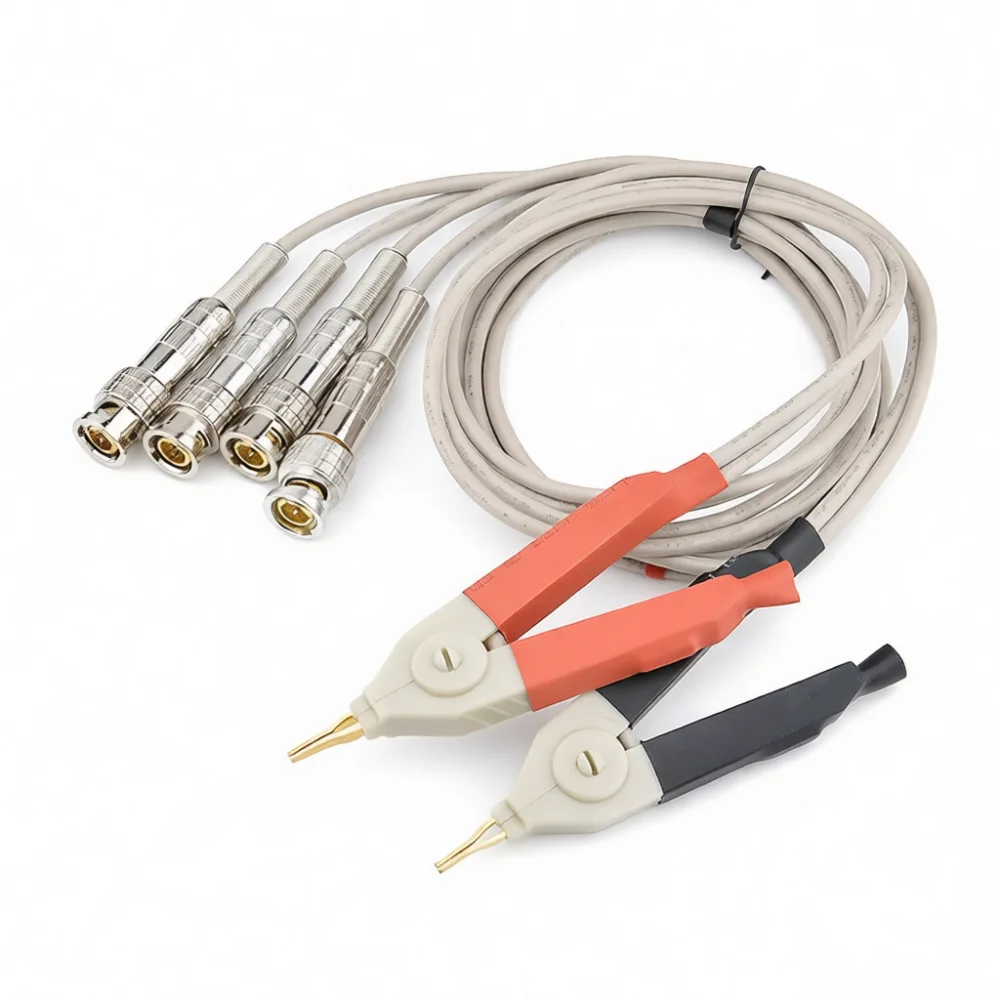 Professional SMD Kelvin Clip For LCR Meter High Accuracy Electrical Measurement Accessory Flexible Test Lead