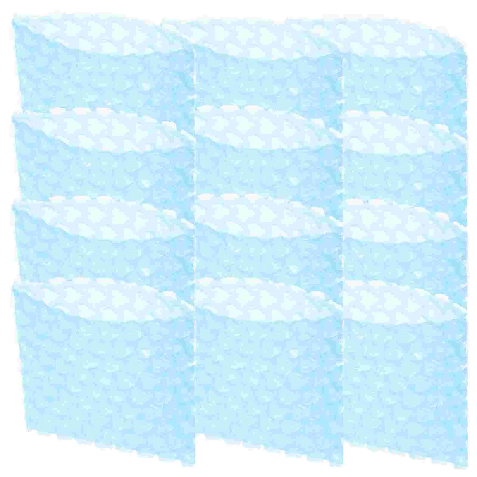 60 Pcs Shipping Love Baggies Double Walled Foam Sky-blue Plastic Cushioning