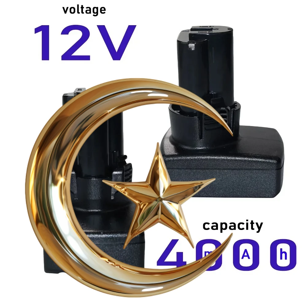 

12V 4000mAh for Makita Li-ion Battery for BL1014 DF030D DF330D LCT203W Rechargeable Power Tools battery