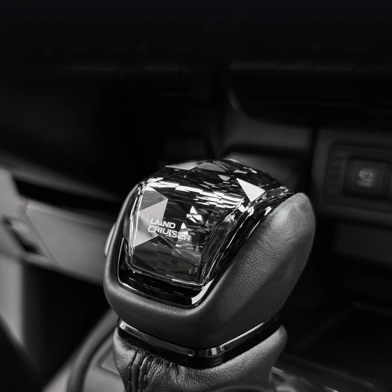 لتويوتا لاند كروزر ، لاند كروزر LC300 + نموذج الكريستال الزجاج تحول ذراع مجموعة الديكور غطاء الرأس #4