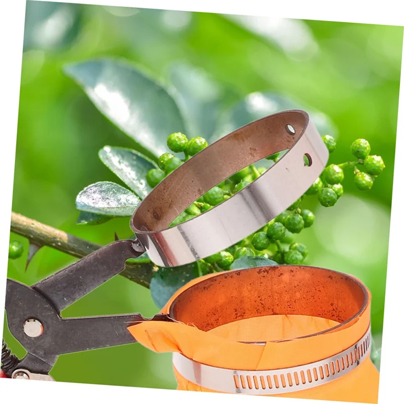 

AT63-Fig Picker Tool Fruit Picker Rake For Leaves Fruit Grabber Reacher Fruit Tree Picker Tool Berry Bucket