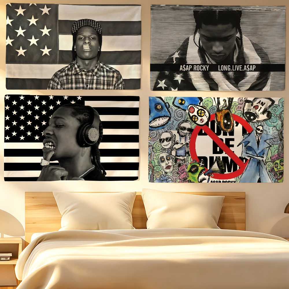 American rapper A-Asap R-Rocky flag For Living Room Home Dorm Decor Wall Outdoor Camping Party Banner Gifts