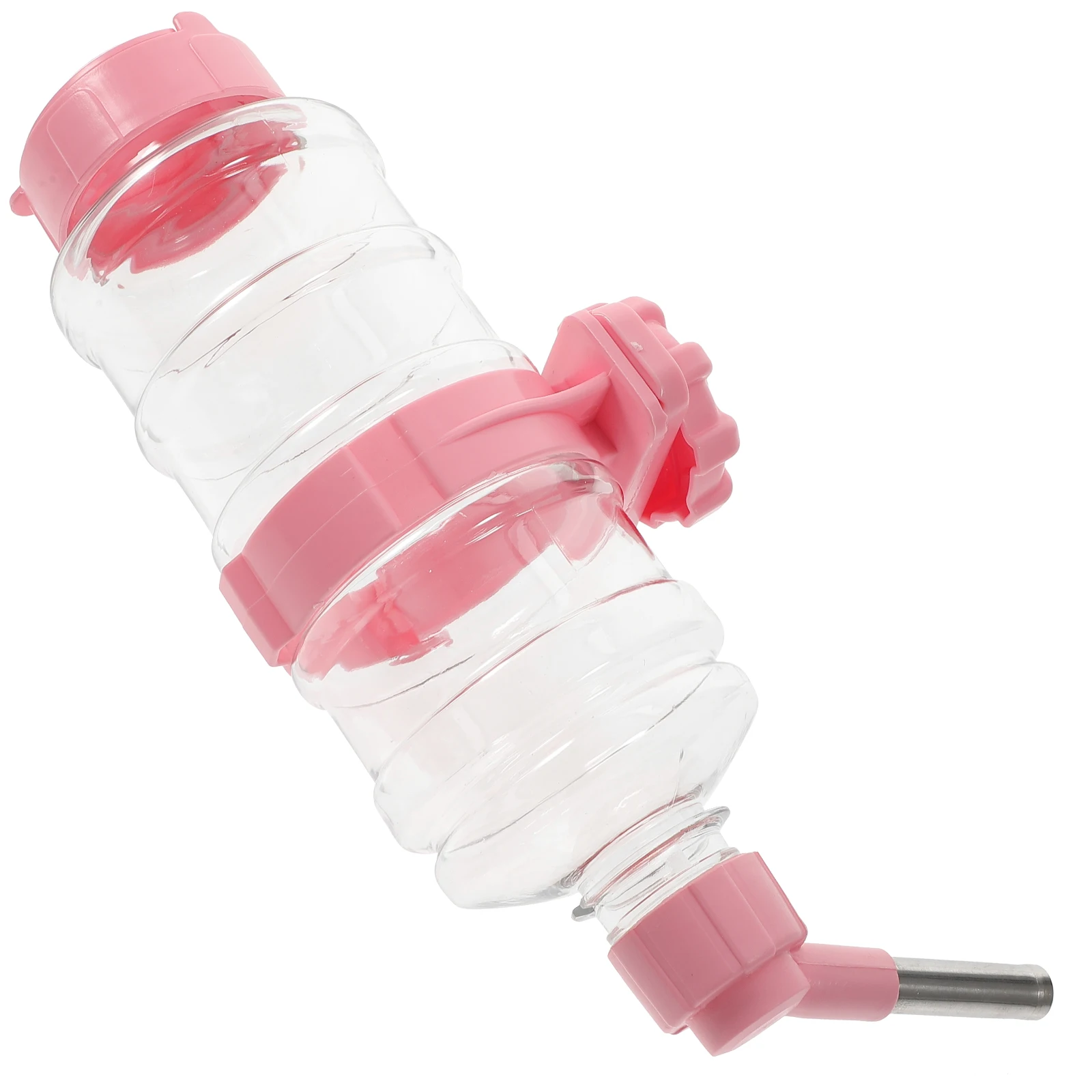 

Pet Water Transparent Hanging Automatic Water Feeder Plastic Dispenser for Hamster Cage Portable Hanging Bottle Safe Travel