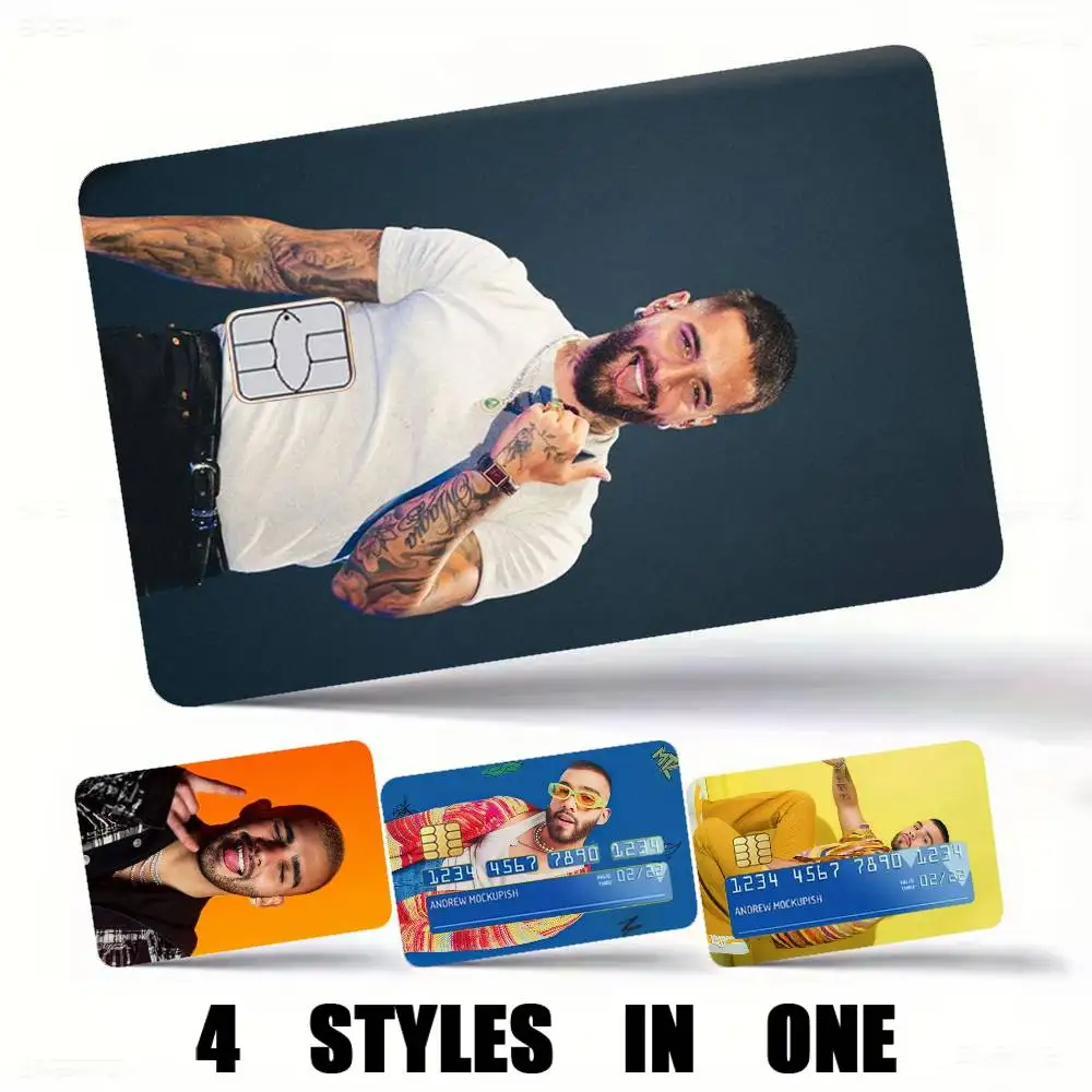 Maluma-a Pelon Credit Card HD Stickers Premium matte film effectively prevents fingerprints and daily abrasion.