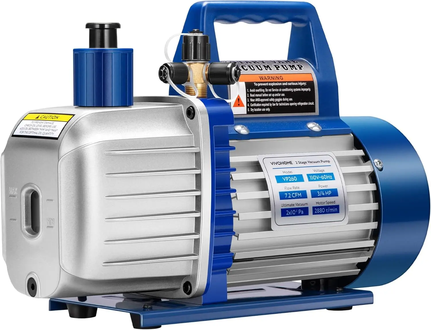 3/4 Hp 7.2 Cfm 110V…