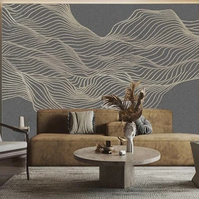 MU7702 Custom Mural Wallpaper 3D Stereo Abstract Geometric Pattern Wall Covering Home Decor Painting Background Papier Peint