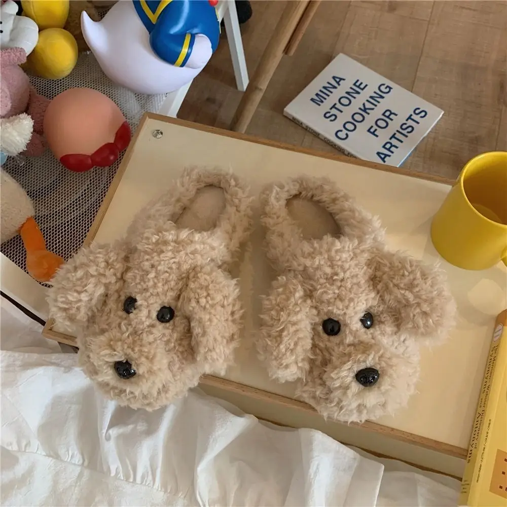 أحذية لينة لعبة القلطي النعال جميل لطيف الشتاء الكلب أفخم الشرائح الحيوان سميكة وحيد رقيق جرو النعال الرجال #3