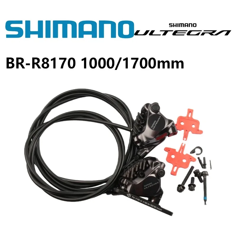 

Shimano ULTEGRA R8100 Series BR-R8170 Brake Caliper With 1000mm/1700mm Brake Hose For Road Bike Hydraulic Disc Brake Original