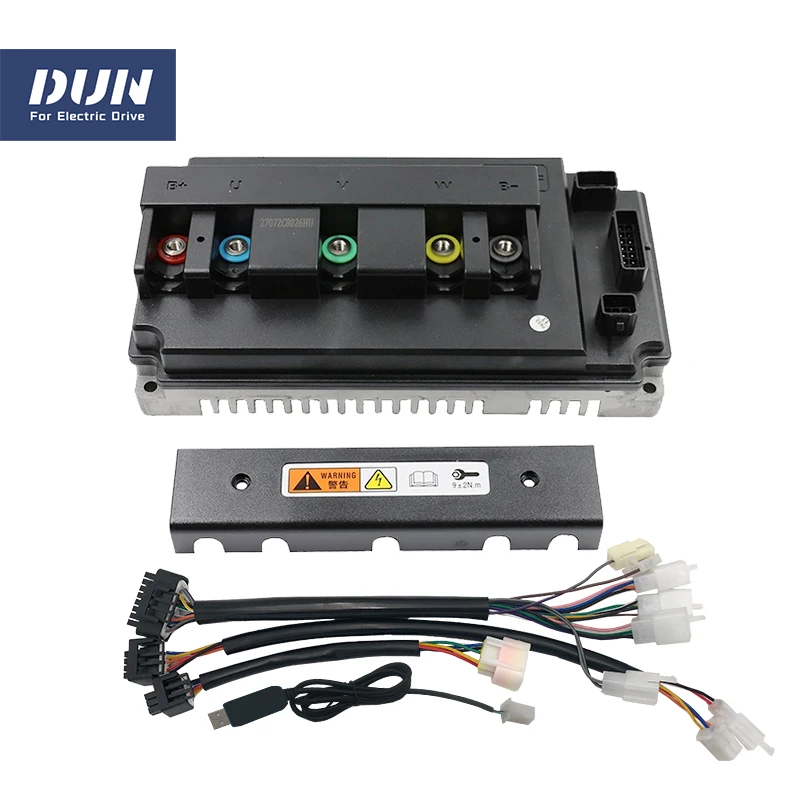 DUN/VOTOL Controller EM-150 48V-72V 150A DC Programmable Sine Wave for QS Wheel 3-4kw Motor