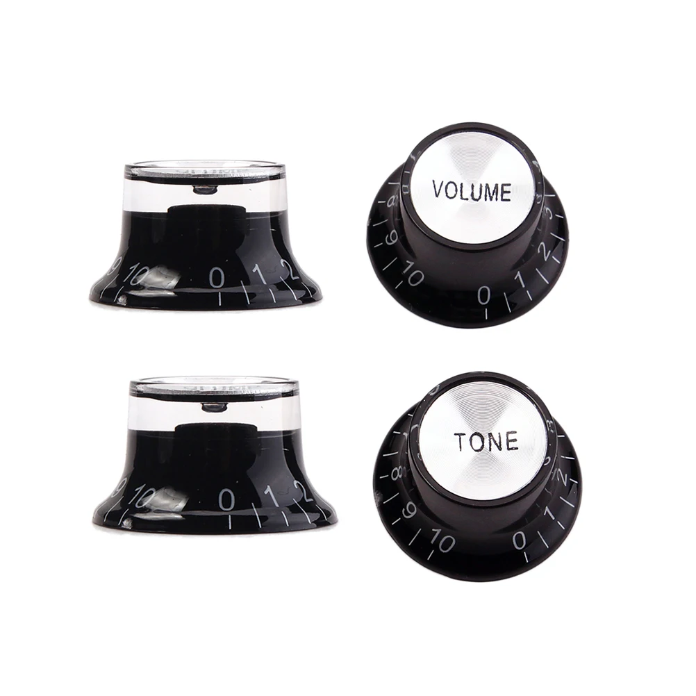 

2 pcs Electric Guitar Knob Volume Tone Control Knobs Cap for Potentiometer Parts Guitar Accessories Replacement